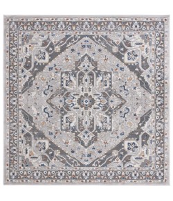 Safavieh Eternal Grey / Blue Rust ETL216 6 ft. 7 in. X 6 ft. 7 in. Square Rug