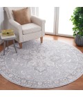 Safavieh Eternal Grey / Beige ETL216 6 ft. 7 in. X 6 ft. 7 in. Round Rug