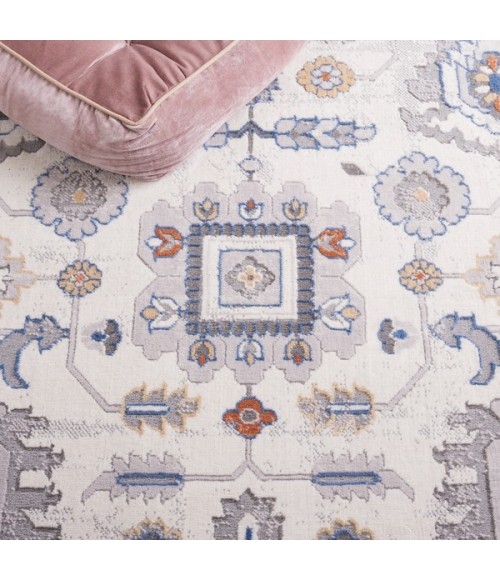 Safavieh Eternal Ivory / Grey Rug ETL226 5 ft. 3 in. X 7 ft. 6 in. Rectangle - Rugs Town Safavieh Eternal Ivory / Grey ETL226 5 ft. 3 in. X 7 ft. 6 in. Rectangle Rug
