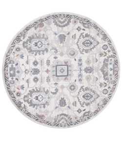 Safavieh Eternal Ivory / Grey ETL226 6 ft. 7 in. X 6 ft. 7 in. Round Rug
