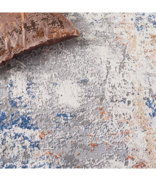 Safavieh Eternal Grey / Blue Gold ETL228 8 ft. X 10 ft. Rectangle Rug