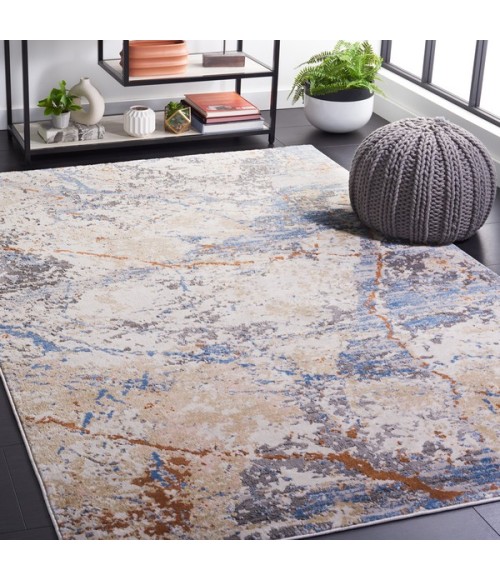 Safavieh Eternal Grey / Blue Gold ETL230 8 ft. X 10 ft. Rectangle Rug
