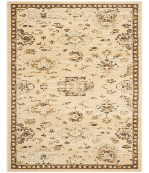 Safavieh Florenteen Ivory / Brown FLR128 4 ft. X 6 ft. Rectangle Rug