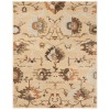 Safavieh Florenteen Ivory / Brown FLR129 3 ft. X 5 ft. Rectangle Rug