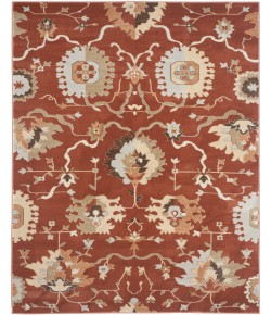 Safavieh Florenteen Rust / Ivory FLR129 5 ft. 1 in. X 7 ft. 7 in. Rectangle Rug