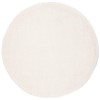 Safavieh Fontana Shag  Ivory FNT800 6 ft. 7 in. X 6 ft. 7 in. Round Rug