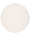 Safavieh Fontana Shag  Ivory FNT800 5 ft. 3 in. X 5 ft. 3 in. Round Rug