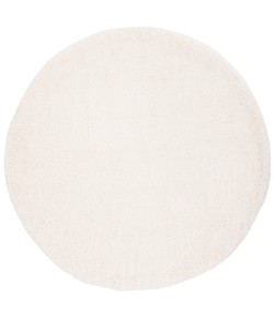 Safavieh Fontana Shag  Ivory FNT800 5 ft. 3 in. X 5 ft. 3 in. Round Rug