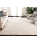 Safavieh Fontana Shag  Ivory FNT800 9 ft. X 12 ft. Rectangle Rug