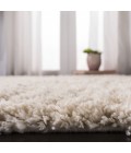 Safavieh Fontana Shag  Creme FNT800 4 ft. X 4 ft. Square Rug