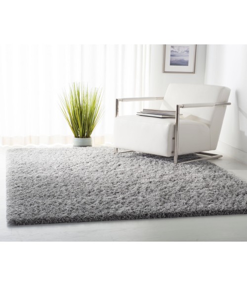 Safavieh Fontana Shag  Grey FNT800 8 ft. X 10 ft. Rectangle Rug