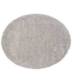 Safavieh Fontana Shag  Grey FNT800 4 ft. X 4 ft. Round Rug