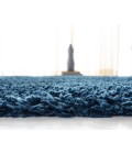 Safavieh Fontana Shag  Blue FNT800 5 ft. 3 in. X 7 ft. 6 in. Rectangle Rug