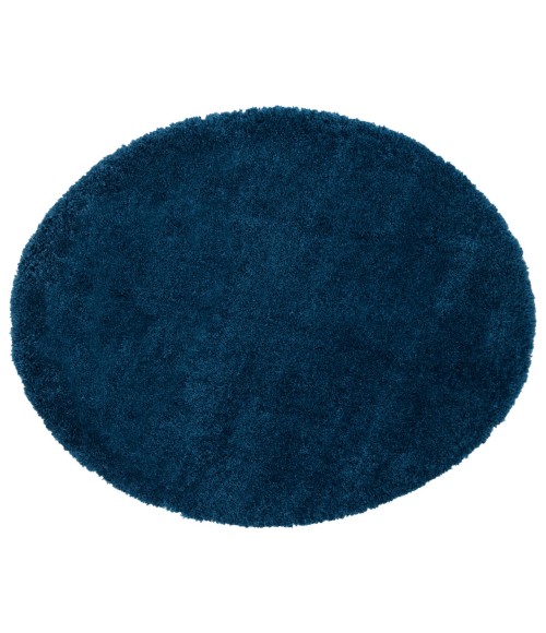 Safavieh Fontana Shag  Blue FNT800 6 ft. 7 in. X 6 ft. 7 in. Round Rug