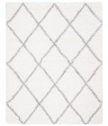 Safavieh Fontana Shag  Cream / Grey FNT815 2 ft. 3 in. X 4 ft. Accent Rug