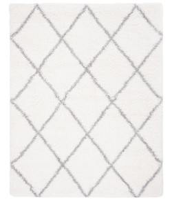 Safavieh Fontana Shag  Cream / Grey FNT815 2 ft. 3 in. X 4 ft. Accent Rug