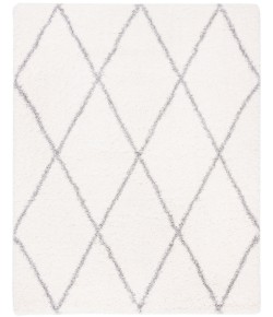 Safavieh Fontana Shag  Cream / Grey FNT815 6 ft. 7 in. X 6 ft. 7 in. Square Rug