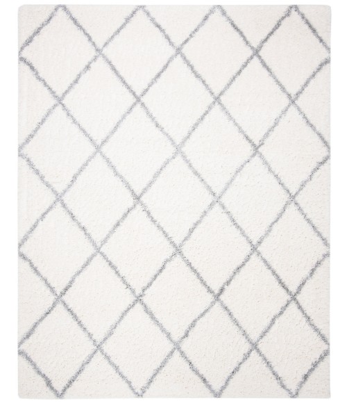 Safavieh Fontana Shag  Cream / Grey FNT815 9 ft. X 12 ft. Rectangle Rug