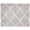 Safavieh Fontana Shag  Grey / Cream FNT815 6 ft. 7 in. X 6 ft. 7 in. Square Rug