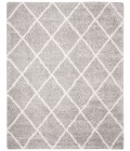 Safavieh Fontana Shag  Grey / Cream FNT815 9 ft. X 12 ft. Rectangle Rug