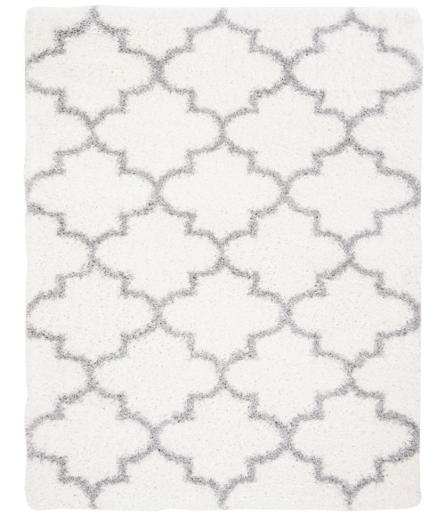 Safavieh Fontana Shag  Cream / Grey FNT818 4 ft. X 6 ft. Rectangle Rug