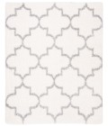 Safavieh Fontana Shag  Cream / Grey FNT818 6 ft. 7 in. X 6 ft. 7 in. Square Rug