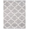 Safavieh Fontana Shag  Grey / Cream FNT818 4 ft. X 6 ft. Rectangle Rug