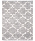 Safavieh Fontana Shag  Grey / Cream FNT818 4 ft. X 6 ft. Rectangle Rug