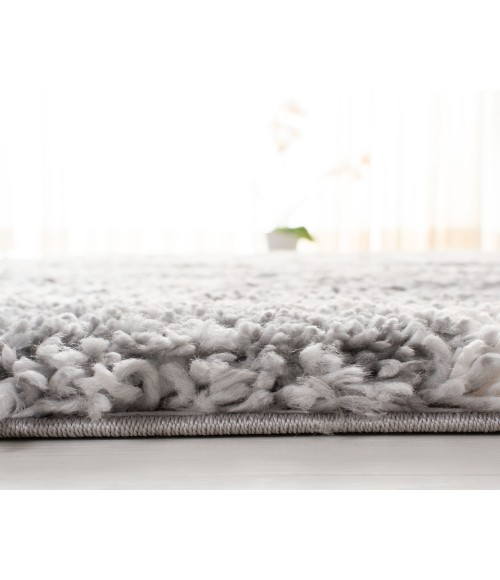 Safavieh Fontana Shag Grey / Cream Rug FNT818 5 ft. 3 in. X 5 ft. 3 in. Square - Rugs Town Safavieh Fontana Shag Grey / Cream FNT818 5 ft. 3 in. X 5 ft. 3 in. Square Rug