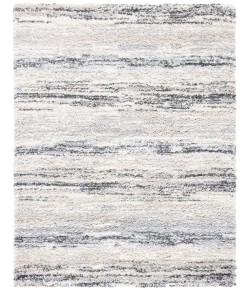 Safavieh Fontana Shag  Ivory / Grey FNT842 6 ft. 7 in. X 9 ft. Rectangle Rug