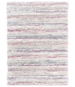 Safavieh Fontana Shag  Ivory / Pink FNT842 2 ft. 3 in. X 8 ft. Runner Rug