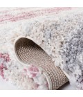 Safavieh Fontana Shag  Ivory / Pink FNT842 2 ft. 3 in. X 12 ft. Runner Rug