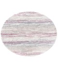 Safavieh Fontana Shag  Ivory / Pink FNT842 5 ft. 3 in. X 5 ft. 3 in. Round Rug