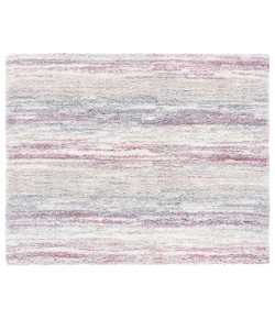 Safavieh Fontana Shag  Ivory / Pink FNT842 5 ft. 3 in. X 5 ft. 3 in. Square Rug