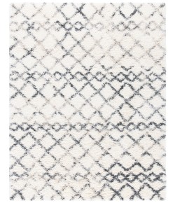 Safavieh Fontana Shag  Ivory / Grey FNT845 8 ft. X 10 ft. Rectangle Rug