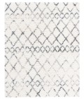 Safavieh Fontana Shag  Ivory / Grey FNT845 5 ft. 3 in. X 5 ft. 3 in. Square Rug
