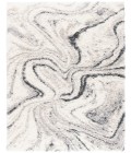 Safavieh Fontana Shag  Ivory / Grey FNT848 8 ft. X 10 ft. Rectangle Rug