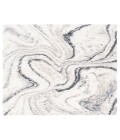 Safavieh Fontana Shag  Ivory / Grey FNT848 3 ft. X 3 ft. Square Rug