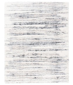 Safavieh Fontana Shag  Ivory / Grey FNT850 8 ft. X 8 ft. Square Rug