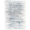 Safavieh Fontana Shag  Ivory / Teal FNT850 2 ft. 3 in. X 12 ft. Runner Rug