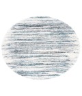Safavieh Fontana Shag  Ivory / Teal FNT850 3 ft. X 3 ft. Round Rug