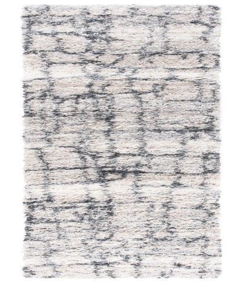 Safavieh Fontana Shag Ivory / Grey Rug FNT851 2 ft. 3 in. X 10 ft. Runner - Rugs Town Safavieh Fontana Shag Ivory / Grey FNT851 2 ft. 3 in. X 10 ft. Runner Rug