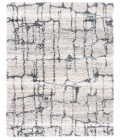 Safavieh Fontana Shag Ivory / Grey Rug FNT851 3 ft. X 3 ft. Square - Rugs Town Safavieh Fontana Shag Ivory / Grey FNT851 3 ft. X 3 ft. Square Rug