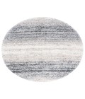 Safavieh Fontana Shag Ivory / Grey Rug FNT852 8 ft. X 8 ft. Round - Rugs Town Safavieh Fontana Shag Ivory / Grey FNT852 8 ft. X 8 ft. Round Rug