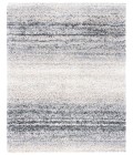 Safavieh Fontana Shag  Ivory / Grey FNT852 6 ft. 7 in. X 6 ft. 7 in. Square Rug
