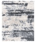 Safavieh Fontana Shag  Grey / Ivory FNT853 3 ft. X 3 ft. Square Rug