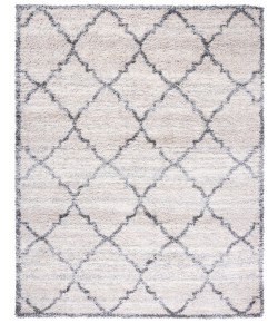 Safavieh Fontana Shag  Ivory / Grey FNT854 8 ft. X 10 ft. Rectangle Rug