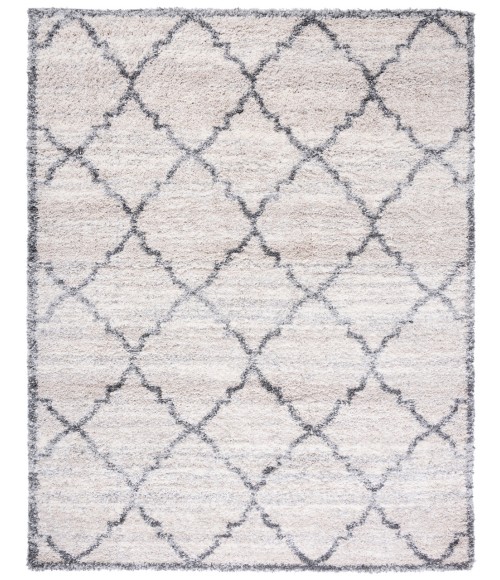 Safavieh Fontana Shag Ivory / Grey Rug FNT854 8 ft. X 10 ft. Rectangle - Rugs Town Safavieh Fontana Shag Ivory / Grey FNT854 8 ft. X 10 ft. Rectangle Rug