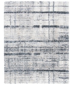 Safavieh Fontana Shag  Ivory / Grey FNT855 2 ft. 3 in. X 4 ft. Accent Rug