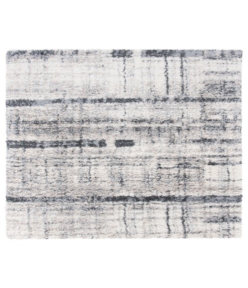 Safavieh Fontana Shag Ivory / Grey Rug FNT855 5 ft. 3 in. X 5 ft. 3 in. Square - Rugs Town Safavieh Fontana Shag Ivory / Grey FNT855 5 ft. 3 in. X 5 ft. 3 in. Square Rug